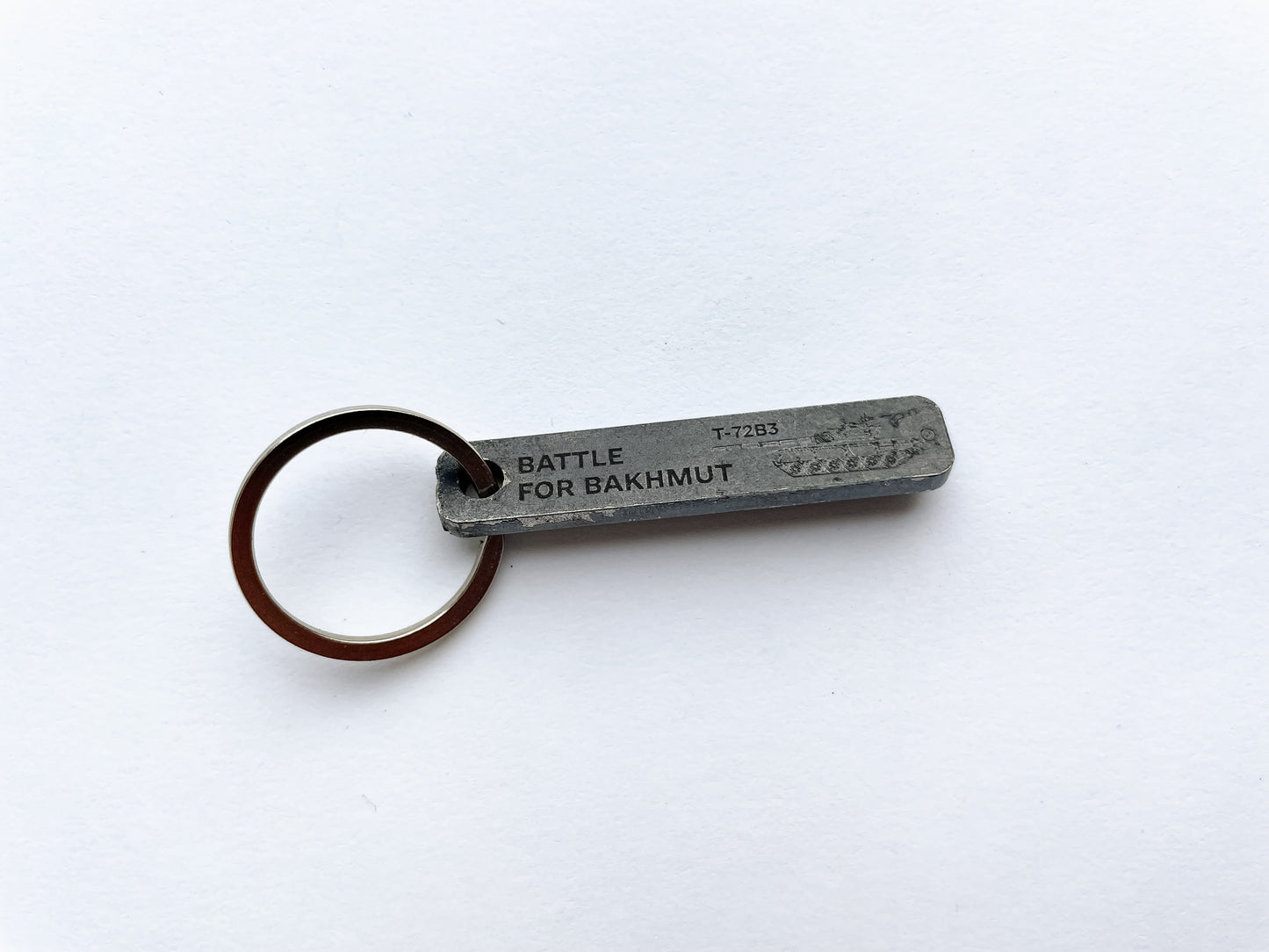 History in Your Hands - T-72 Tank Keychain