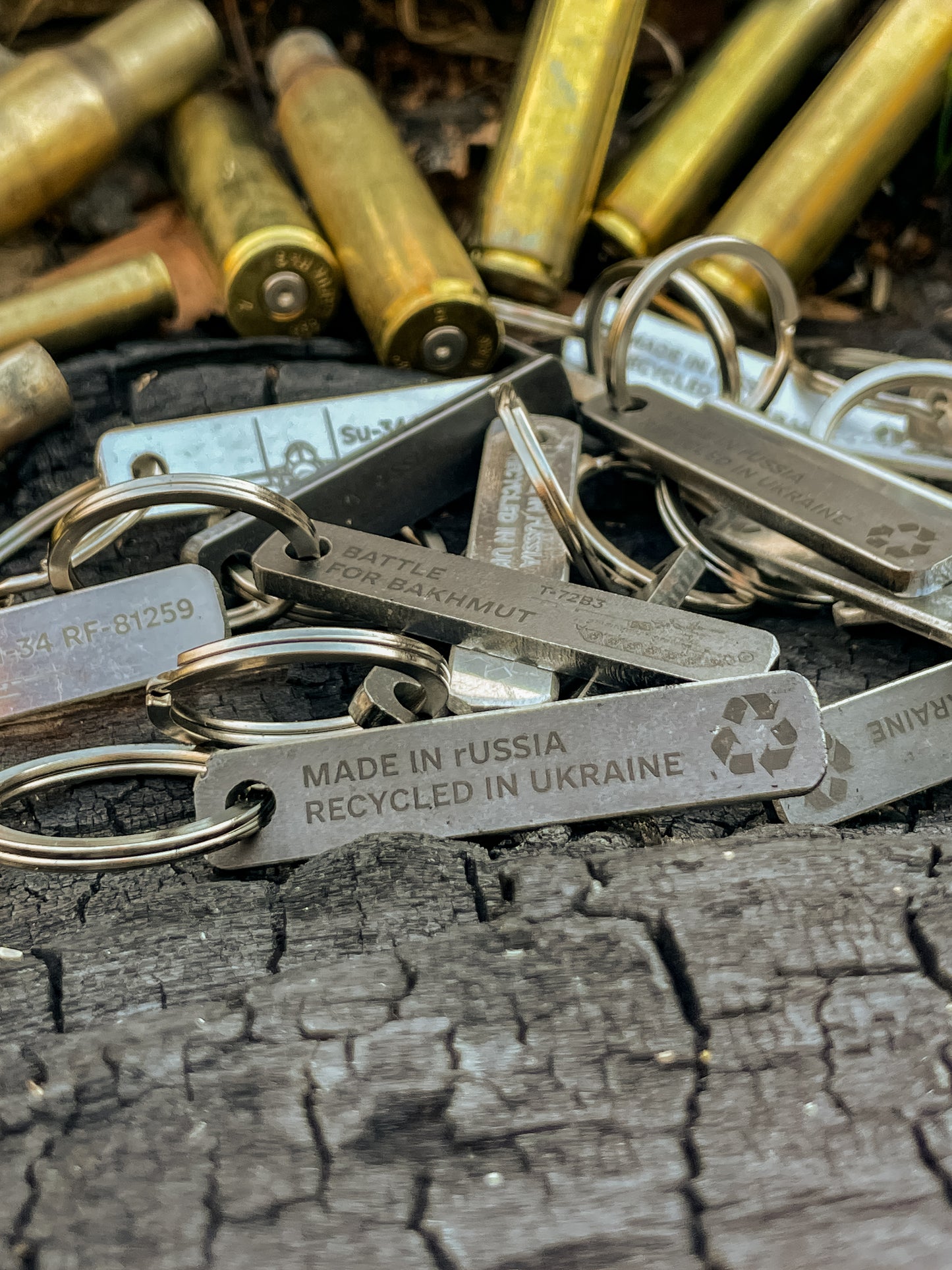 History in Your Hands - T-72 Tank Keychain