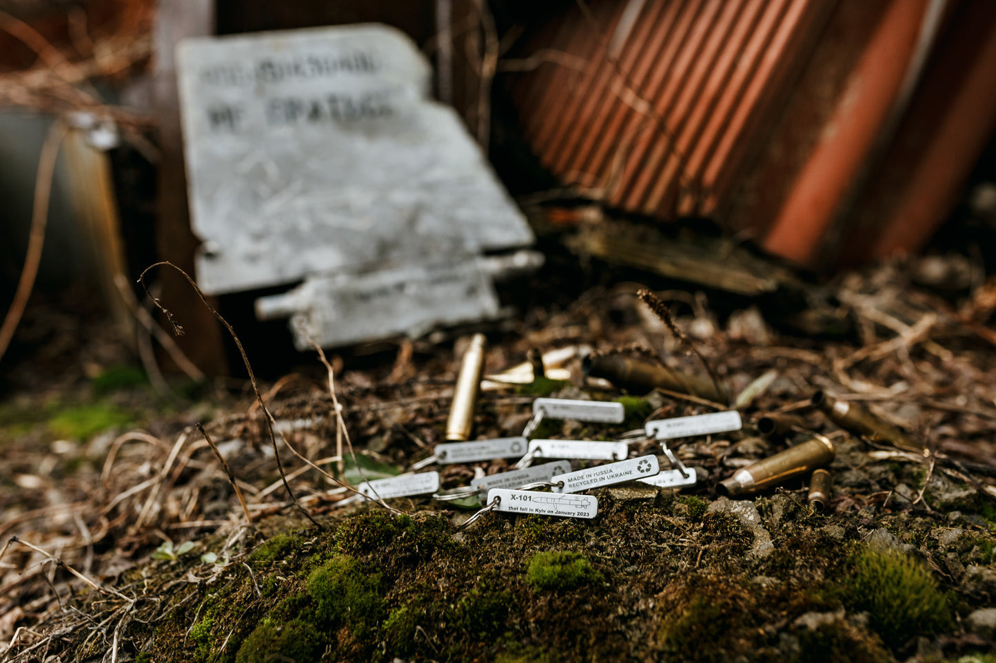 Keychain made from a downed X-101 missile 1